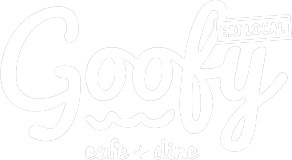Goofy Cafe & Dine open-air lanai dining room overlooking Ala Moana Boulevard.