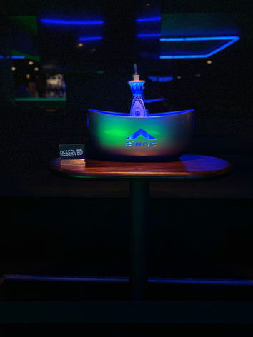 Interior of Playbar Waikiki nightclub on Kuhio Avenue with dance floor and DJ booth